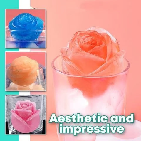 š„BIG SALE - 45% OFFš„3D Rose Shape Ice Cube Mold