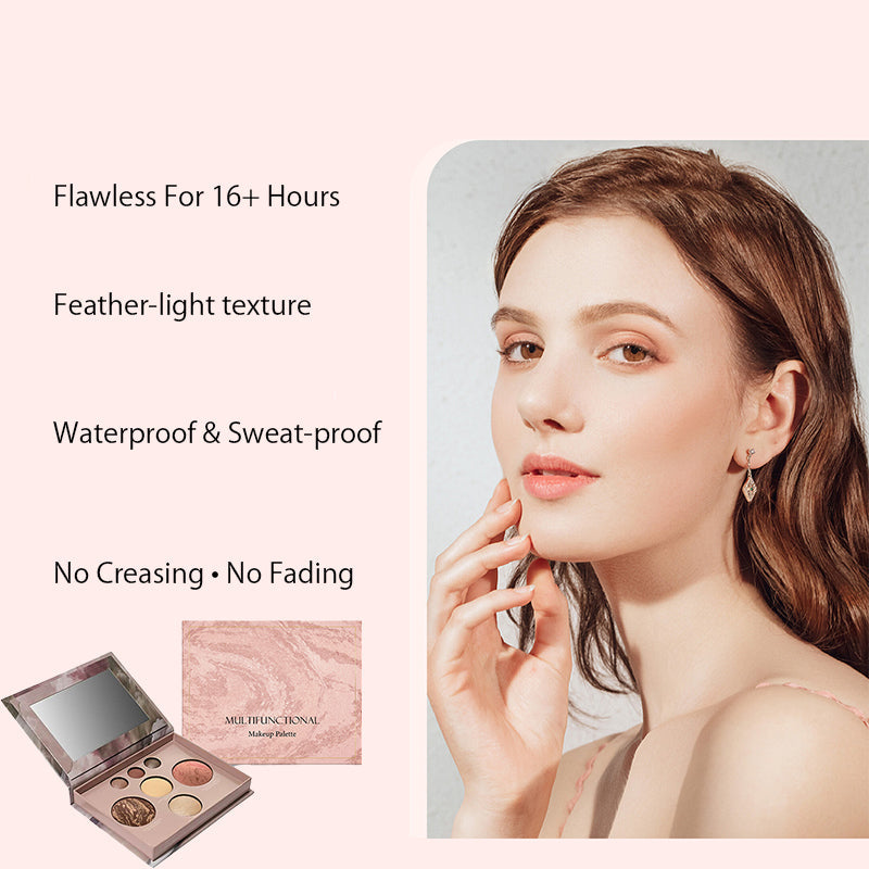 Juxek™ Multifunctional Makeup Palette, Highly Pigmented Waterproof Long Lasting Makeup Pallet