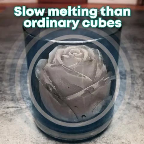 š„BIG SALE - 45% OFFš„3D Rose Shape Ice Cube Mold