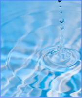 Water droplets representing Aqua
