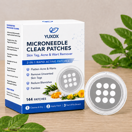 ✨YUXOX®2-in-1 Microneedle & Hydrocolloid Patch🍀|