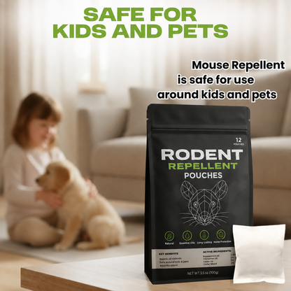 Place These Pouches Anywhere Mice Hide - And Watch Them Disappear.