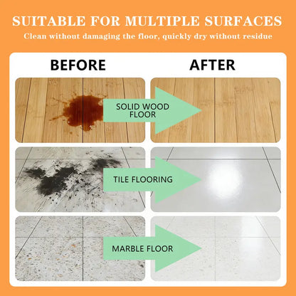 Floor Cleaning Tablets - Safe for Wood Tile Marble Quick Dry No Residue
