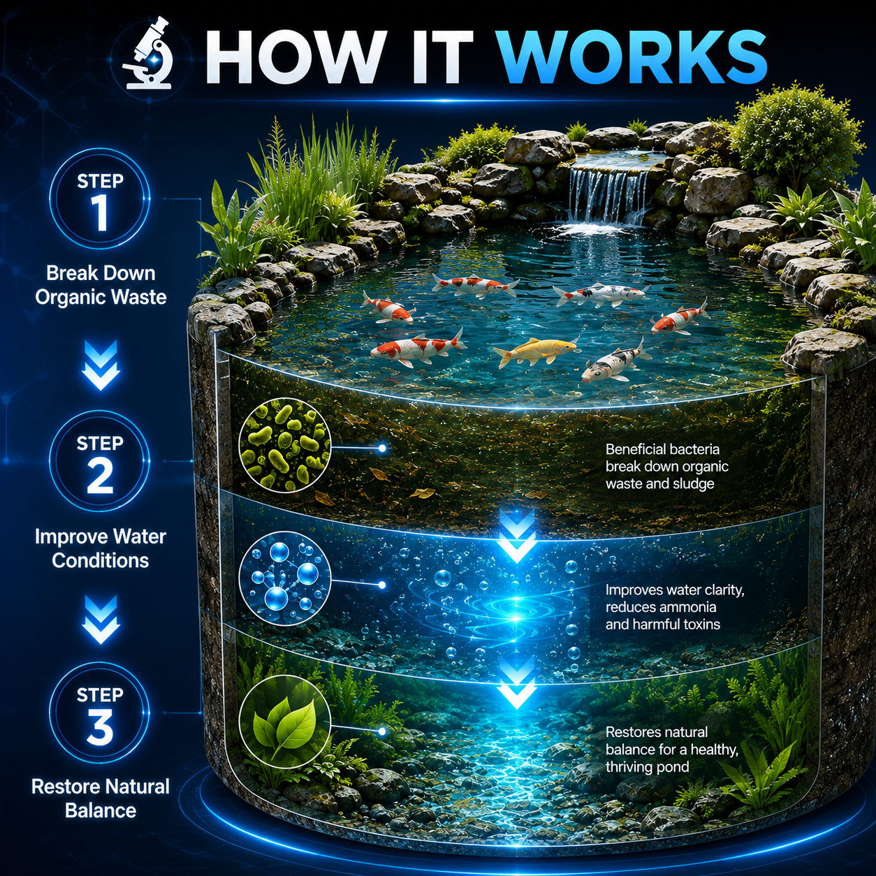 💧✨ Restore Crystal-Clear Water Naturally ✨💧  Healthy Water • Healthy Fish • Healthy Ecosystem
