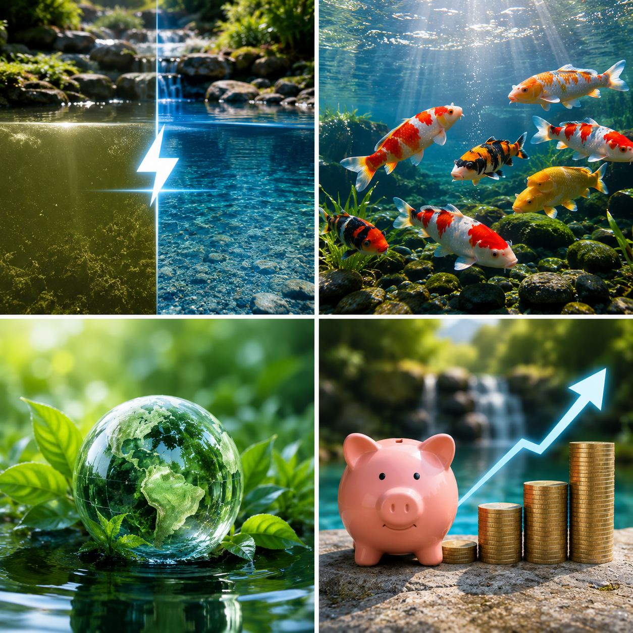 💧✨ Restore Crystal-Clear Water Naturally ✨💧  Healthy Water • Healthy Fish • Healthy Ecosystem