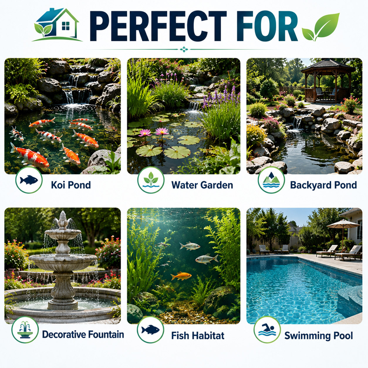 💧✨ Restore Crystal-Clear Water Naturally ✨💧  Healthy Water • Healthy Fish • Healthy Ecosystem